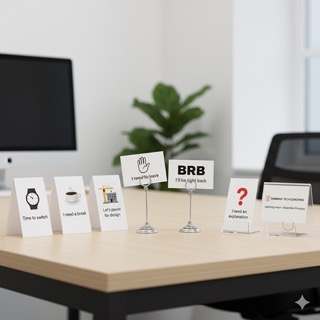 Example of physical emoji cards